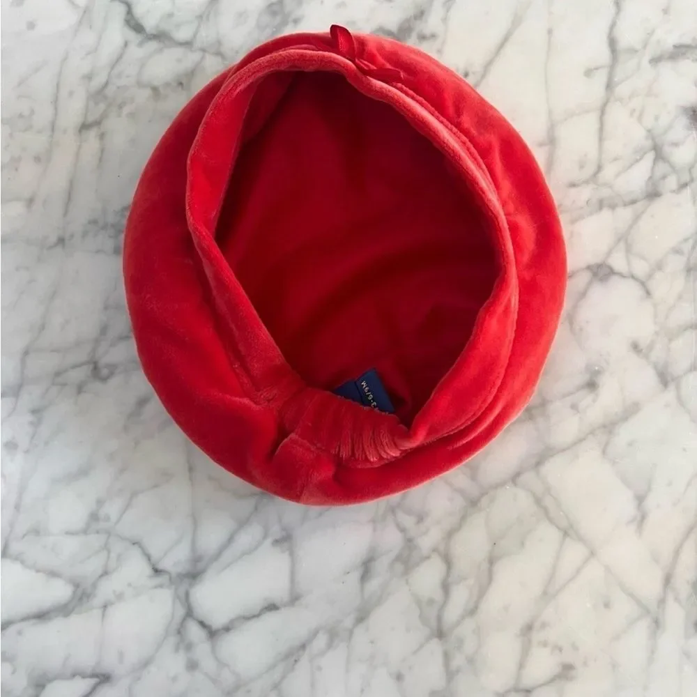 Vintage Osh Kosh B’Gosh Beret hat Red 6-9 Mo